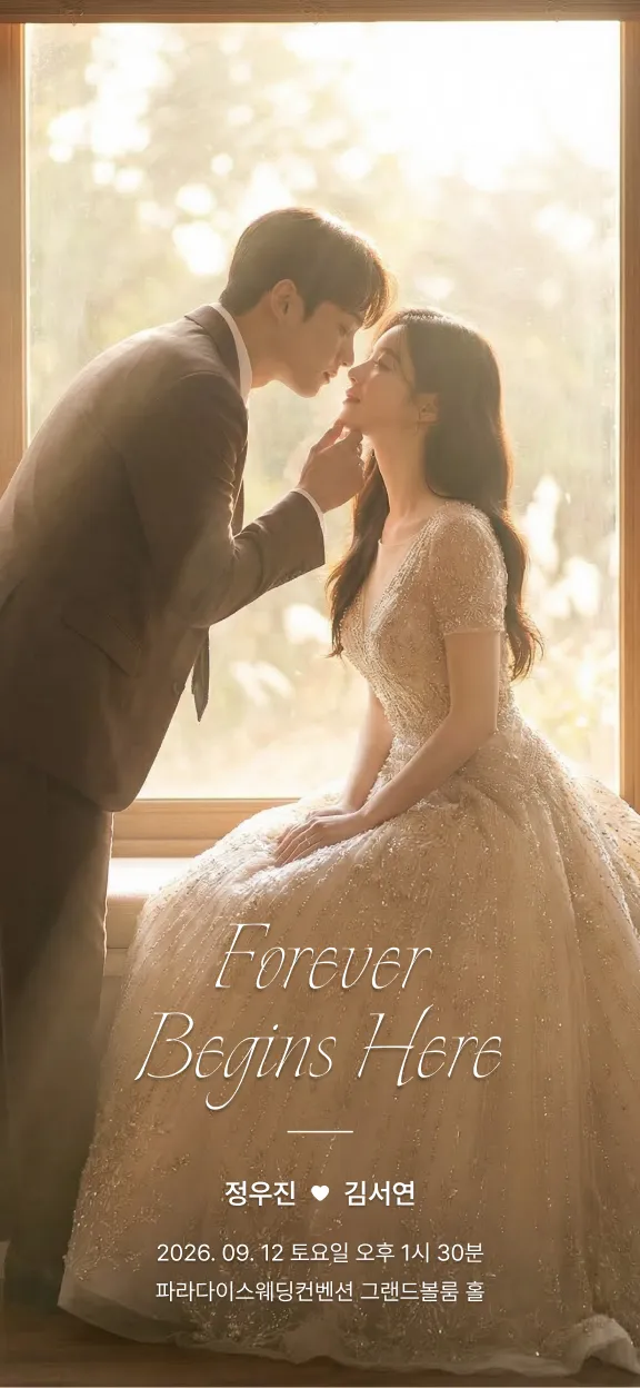 디어로그 청첩장 pink